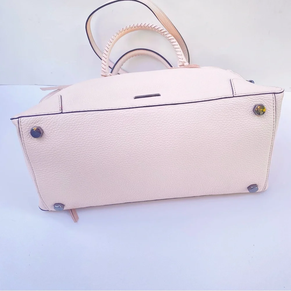 Rebecca Minkoff Pale Pink Leather Tote Bag